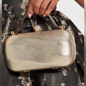 Elegant Gold Clutch Bag